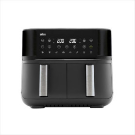 Braun TwinCook 3 - AirFryer Double Bac 8L avec Technologie RealAir