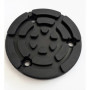 Plateau en Caoutchouc Kora pour Cric - Diamètre 120 mm avec 3 Trous