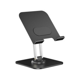 Support Tablette Réglable Windfromort - Aluminium Noir avec Rotation 360°