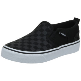 Baskets Vans Asher Checkerboard Noir pour Garçon