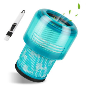 Filtre de Rechange pour Aspirateur Dyson V11 et V15 avec Brosse 2-en-1 - Vert