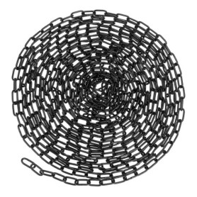 Chaîne en Acier Carbone QWORK 10m - Maillons Soudés Galvanisés pour Levage