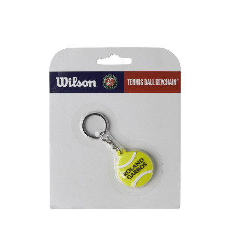 Porte-clés en silicone Wilson RG 2025 - Balle de tennis jaune