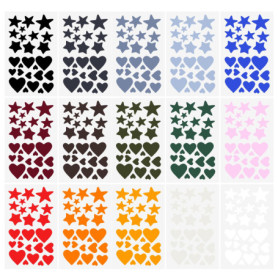 Pack de 15 Patchs Autocollants en Nylon pour Réparation de Vêtements et Accessoires