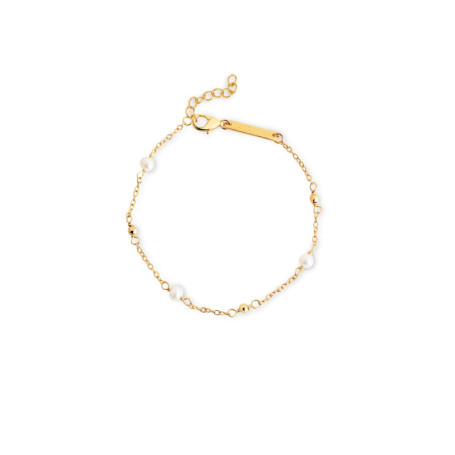 Bracelet Bahia Pearls en Argent Sterling 925 et Or 18Kt - Élégance Naturelle