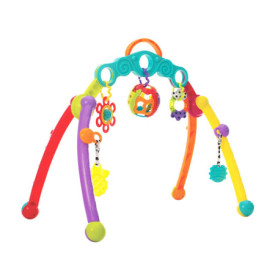 Playgro Arche de Jeux Pliable Multicolore avec Jouets Détachables