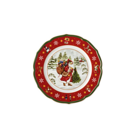 Assiette Plate Hutschenreuther Happy Wintertime Rouge 22 cm