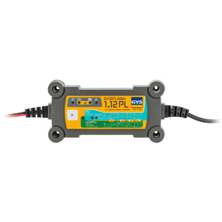 Chargeur Intelligent GYSFLASH 1.12 PL pour Batteries 12V Plomb et Lithium