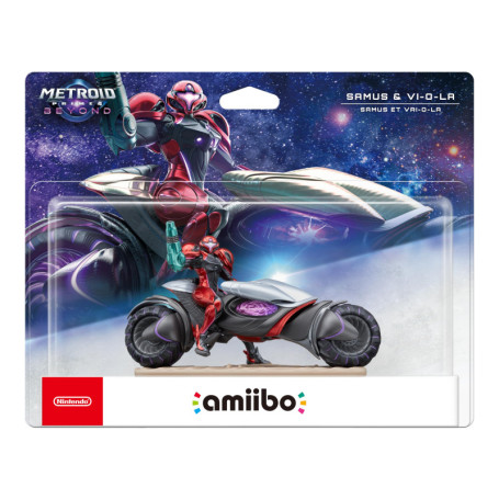 Figurine Amiibo Samus Aran avec Moto Vi-O-La - Metroid Prime 4