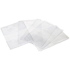 Porte-badge Transparent Favorit en PVC - Format 16 x 11,5 cm