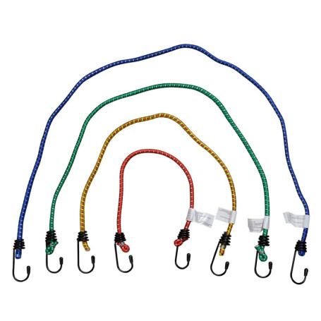 Unitec Lot de 8 Tendeurs à Bagages avec Crochets Métalliques