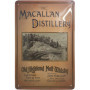 Plaque Murale Vintage Macallan en Tôle - Décoration Rétro 30 x 20 cm