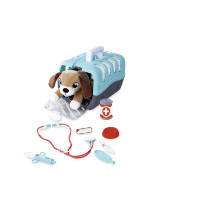 Mallette Vétérinaire en Peluche Simba avec 7 Accessoires - 24 cm