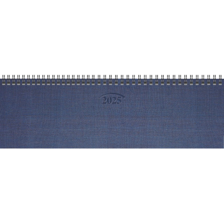 Agenda Hebdomadaire BRUNNEN 2025 - Planification Pratique en Bleu