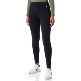 Leggings Taille Haute en Coton Lycra pour Femme - Noir