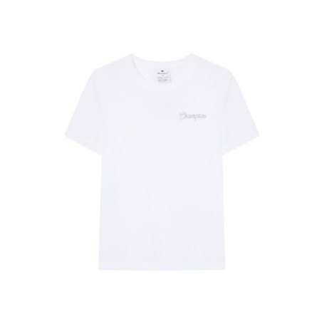 T-Shirt à Col Rond Champion Legacy pour Femme - Blanc