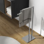 Porte-Serviettes sur Pied Gedy Felix en Chrome