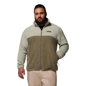 Veste polaire zippée Columbia Steens Mountain pour homme - Safari/vert pierre - XL