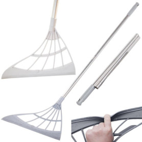Balai Raclette de Sol PARENCE - Manche Long 95 cm et Tête en Silicone Souple 30 cm