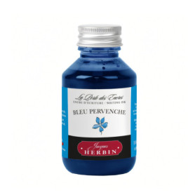 Flacon d'encre Jacques Herbin 100ml - Bleu Pervenche pour Stylo-Plume