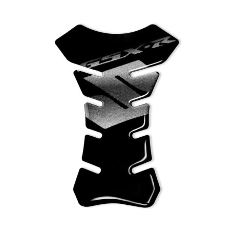 Protection Réservoir Adhésive 3D pour Motos GSX-R - Noir