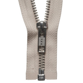 Fermeture Éclair YKK Métal 66 cm - Beige 572 pour Vêtements et Accessoires