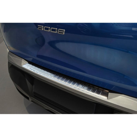 Avisa Protection de Seuil Arrière Inox pour Peugeot 3008 III 2024 - Ribs