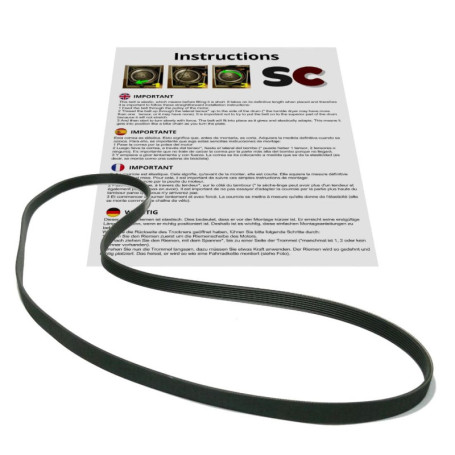 Courroie Sèche-Linge SC Solocorreas Compatible 7PH 2012/2012 PH