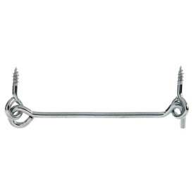 Crochet contrevent Alberts 120 mm avec œillets en acier zingué