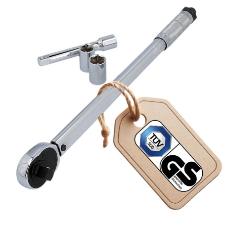 Clé Dynamométrique Unitec 20809 avec Embouts - Gris