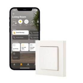 Interrupteur Mural Connecté Eve Light Switch - Compatible Apple Home