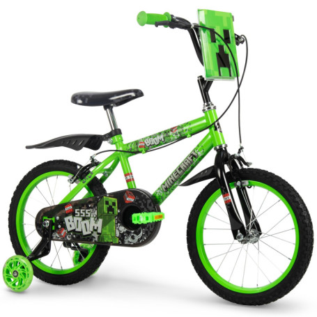 Vélo Huffy Minecraft 16" pour Enfant - Vert et Coloré