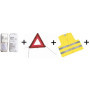 Trousse de Secours 3 en 1 pour Poussette avec Gilet de Signalisation