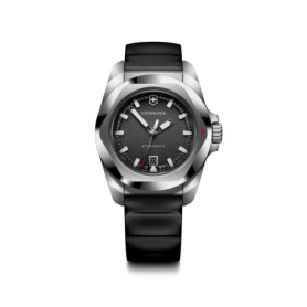 Montre Victorinox I.N.O.X à Quartz - Cadran Noir et Bracelet Caoutchouc 41 mm