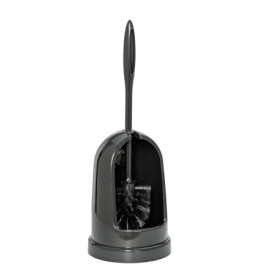 Ensemble WC Standard Noir avec Brosse Hygiénique - WENKO