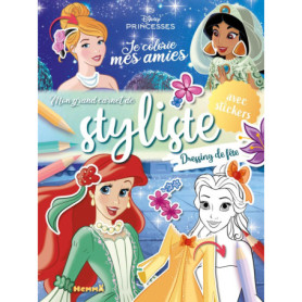 Carnet de Styliste Disney Princesses - Colorie et Habille tes Amies