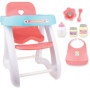 Set d'Accessoires pour Poupées Bébé - Chaise Haute, Biberon et Plus