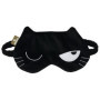 Masque de sommeil Ed le Chat en jersey doux avec bande élastique