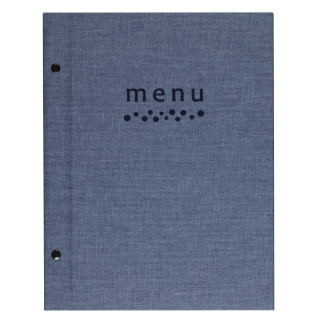Porte-menu en Telflex Lacor Sandro - Thermoscellé Bleu A4