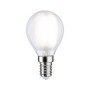 Ampoule LED Sphère E14 6,5W 4000K Dépolie - Lumière Neutre