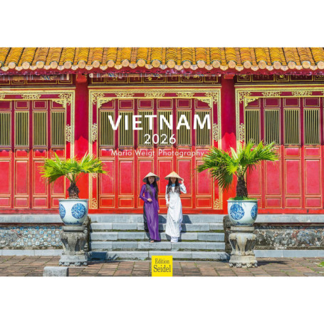 Calendrier Mural Vietnam 2026 - Édition Seidel A3