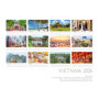 Calendrier Mural Vietnam 2026 - Édition Seidel A3