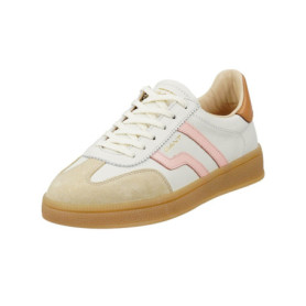 Baskets GANT Femme Cuzima en Blanc Cassé et Rose Pêche - Taille 40 EU