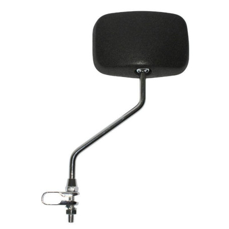 Rétroviseur Vélo Universel Noir 110x80mm avec Fixation Réglable