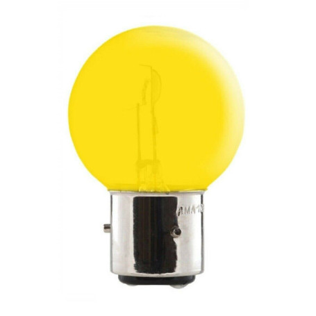 Ampoule 12V 45/40W BA21D Jaune pour Phare de Véhicule