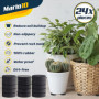 Mario10 Lot de 24 Pieds Antidérapants pour Pots de Fleurs en Caoutchouc