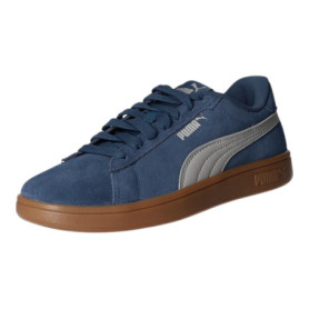 Baskets PUMA Smash 3.0 Unisexes en Gomme Echo Gris Indigo Foncé - Confort et Style