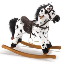 Cheval à Bascule Carlotta en Peluche - Bayer Chic 2000