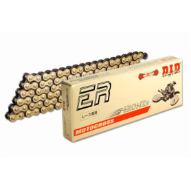 Chaîne D.I.D 420 NZ3 avec Clip de Verrouillage - 130 Maillons Noir