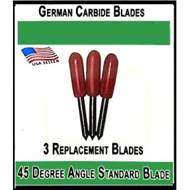 Lames de Remplacement en Carbure pour Machines de Découpe - 3 Pièces